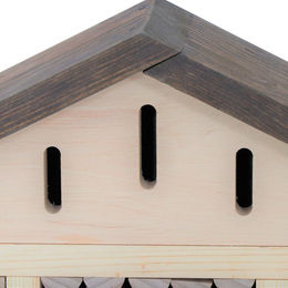 SIENA GARDEN Insektenhotel Oslo aus Kiefernholz in Braun 39 x 9 x 26 cm – Bild 1 von 4