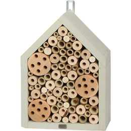 SIENA GARDEN Insektenhotel Solin aus Holz in Grau und Natur 18 x 25 x 10 cm – Bild 1 von 8