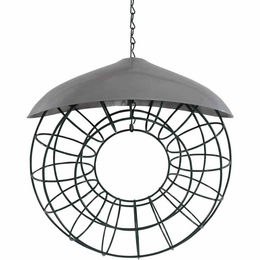 SIENA GARDEN Meisenknödelring mit Dach aus Metall in Grau – Bild 1 von 9