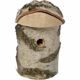 Siena Garden Nistkasten für Wildvögel aus Birke FSC Holz 29x24x19 cm natur – Bild 1 von 4