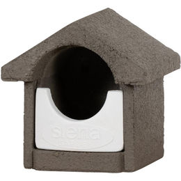 Siena Garden Nistkasten für Wildvögel aus Holzbeton in Grau und Weiß FSC zertifiziert – Bild 1 von 6