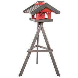 Produktbild von Siena Garden Vogelfutterhaus Fynn mit Silo und Ständer aus FSC-zertifiziertem Kiefernholz 46x51x34 cm - 1 Stk.