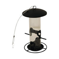 Produktbild von Siena Garden Vogelfuttersäule aus Metall in Schwarz