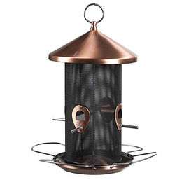 Siena Garden Vogelfuttersäule Feeder Copper Line aus Metall in Kupferfarben – Bild 1 von 13