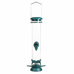 Siena Garden Vogelfuttersäule Premium aus Kunststoff in Grün und Transparent zum Aufhängen – Bild 1 von 13