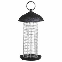 Siena Garden Vogelfutterstation Futtersäule für Erdnüsse aus FSC recyceltem Teakholz 20 cm - 20 cm – Bild 1 von 4