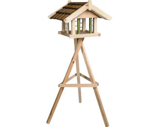 Siena Garden Vogelhaus Jessica aus Holz mit Ständer in Braun - 1 Stk. – Bild 1 von 2