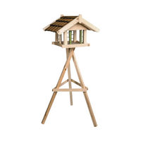 Produktbild von Siena Garden Vogelhaus Jessica aus Holz mit Ständer in Braun - 1 Stk.