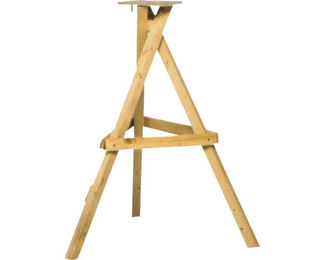 Siena Garden Vogelhausständer aus FSC Kiefernholz in Natur Beige Höhe 100 cm – Bild 1 von 2