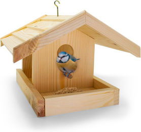 SILBERKRAFT DIY Vogelhaus aus Naturholz – Bild 1 von 4