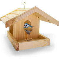 Produktbild von SILBERKRAFT DIY Vogelhaus aus Naturholz