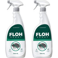 Produktbild von SILBERKRAFT Flohspray für Textilien und Umgebung mit E-Book