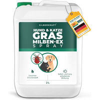 Produktbild von Silberkraft Grasmilben-Ex Insektenschutz-Spray für Hunde und Katzen zur Linderung von Juckreiz für Fell, Liegeplätze und Umgebung