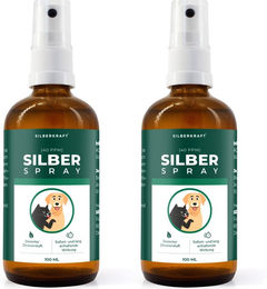 SILBERKRAFT Kolloidales Silberspray für Haustiere 200 ml - 2 x 100 ml – Bild 1 von 4
