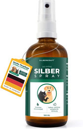 SILBERKRAFT Kolloidales Silberspray zur Pflege bei Juckreiz und Hautreizungen für Hunde, Katzen, Pferde und Kleintiere - 100 ml – Bild 1 von 12