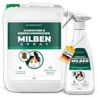 Produktbild von SILBERKRAFT Milbenspray Fellspray für Meerschweinchen Kaninchen und Hamster 2500ml