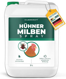 Silberkraft Milbenspray für Hühner gegen rote Vogelmilben 2000 ml – Bild 1 von 8
