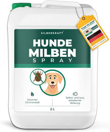 SILBERKRAFT Milbenspray für Hunde gegen Milben und Flöhe 2000 ml – Bild 1 von 4