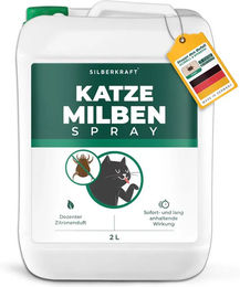 SILBERKRAFT Milbenspray für Katzen gegen Milben und Flöhe 1000 ml – Bild 1 von 3
