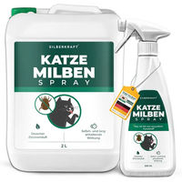 Produktbild von SILBERKRAFT Milbenspray für Katzen gegen Milben und Flöhe 1000 ml