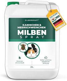 SILBERKRAFT Milbenspray zur Parasitenbehandlung für Meerschweinchen, Kaninchen und Hamster 500 ml – Bild 1 von 4