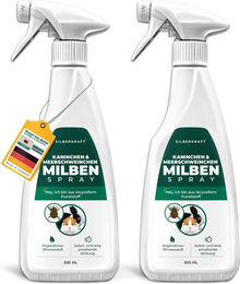 SILBERKRAFT Milbenspray zur Parasitenbehandlung für Meerschweinchen, Kaninchen und Hamster – Bild 1 von 4