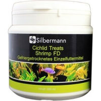 Produktbild von Silbermann Cichlid Treats FD Shrimp Frostfutter aus Garnele für Buntbarsche, Fische und Schildkröten 500 ml - 500 ml