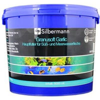 Produktbild von Silbermann Granusoft Garlic Fischfutter Granulat für Süßwasser und Meerwasser 5 kg - 5 l