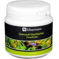 Produktbild von Silbermann Granusoft New Red Hauptfutter mit Astaxanthin für Süßwasserfische Granulat 500 ml fein - 500 ml