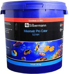 Silbermann Meersalz pro Color für Meerwasser- und Riffaquarien 5,5 KH 20 kg - 20 kg – Bild 1 von 3