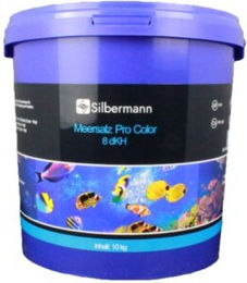 Produktbild von Silbermann Meersalz pro Color KH 8 für Meerwasser und Buntfische