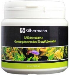 Silbermann Mückenlarven rot FD 500 ml Fischfutter - 500 ml – Bild 1 von 2