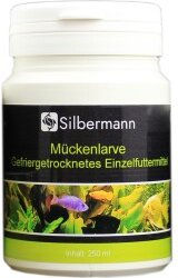 Silbermann Mückenlarven rot für Fische 250 ml - 250 ml – Bild 1 von 2