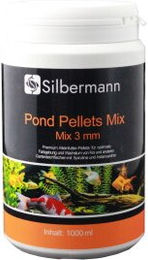 Silbermann Pond Pellets Mix 3 mm Hauptfutter für Teichfische und Koi 1 l - 1 l – Bild 1 von 4