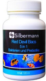 Silbermann Red Devil Bacs Wasseraufbereiter für Meerwasser Aquarien mit probiotischen Mikroorganismen und Enzymen 150 ml - 150 ml – Bild 1 von 2