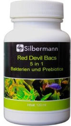 Silbermann Red Devil Bacs Wasseraufbereiter für Süßwasser Aquarien mit probiotischen Mikroorganismen und Enzymen 150 ml - 150 ml – Bild 1 von 2