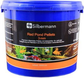 Silbermann Red Pond Pellets 3 mm Hauptfutter für Teichfische wie Koi und Goldfisch 5 l - 5 l – Bild 1 von 4