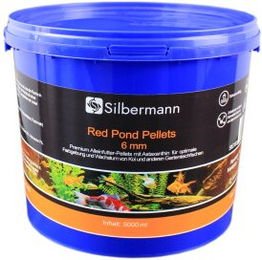 Silbermann Red Pond Pellets 6 mm Hauptfutter für Koi und Teichfische 5 kg - 5 kg – Bild 1 von 4