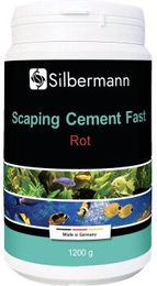 Silbermann Scaper's Cement Fast Aquarienzement Rot 1200 g für Meerwasser und Fischbecken - 1,2 kg – Bild 1 von 2