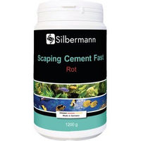Produktbild von Silbermann Scaper's Cement Fast Aquarienzement Rot 1200 g für Meerwasser und Fischbecken - 1,2 kg