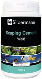 Silbermann Scaper's Cement Weiß Aquarien Zement für Meerwasser und Fischbecken 1200 g - 1,2 kg – Bild 1 von 2