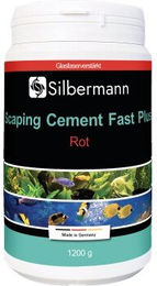 Silbermann Scaping Cement Fast Plus Aquarienzement Rot 1200 g für Meerwasser - 1,2 kg – Bild 1 von 2