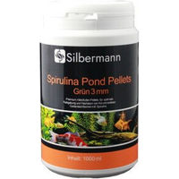 Produktbild von Silbermann Spirulina Pond Pellets Teichfutter für Koi und Teichfische 1000 ml - 1 l