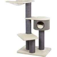 Produktbild von Silecomplaza Kratzbaum Coony 130 XXL beige mit dicker Sisalsäule für Katzen