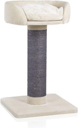 Silecomplaza Kratzbaum Savanah 120 XXL in Beige mit 20 cm dicker Sisalsäule für Katzen und Maine Coon – Bild 1 von 1
