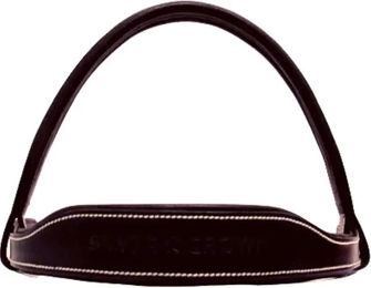 Produktbild von Silver Crown Comporta Kopfstück für Pferde aus Leder in Schwarz