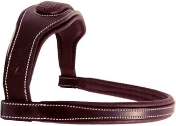 Produktbild von Silver Crown Doha Leder Zaumzeug mit Genickstück Braun Full