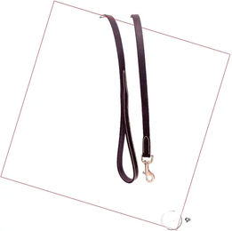 Produktbild von Silver Crown Hundeleine aus Biothane in Schwarz-Weiß 120 cm