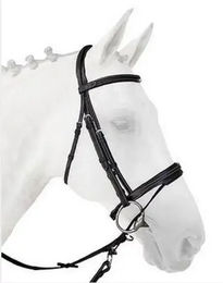 Produktbild von Silver Crown Kopfstück Arezzo aus Leder in Schwarz