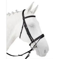 Produktbild von Silver Crown Kopfstück Arezzo aus Leder in Schwarz